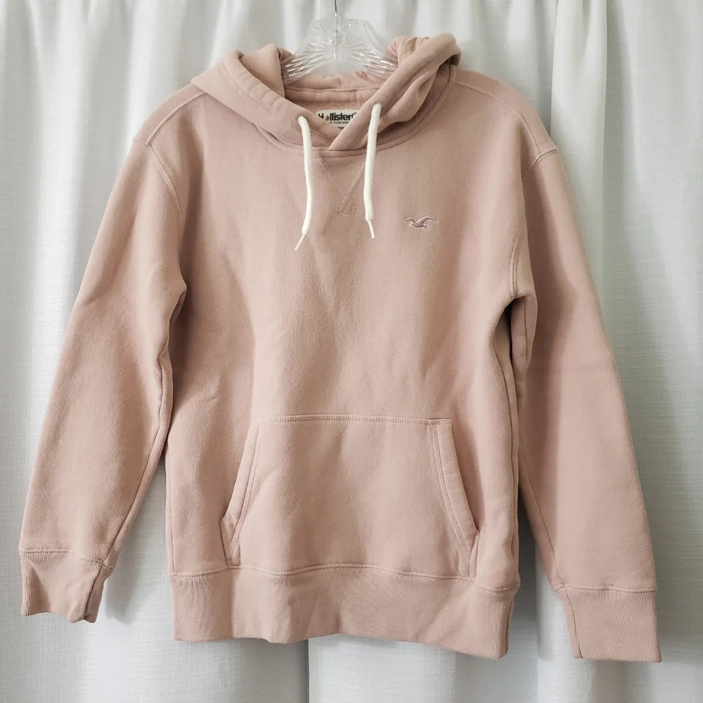 XXSmall Hollister Co. Baby Blush Pink Pullover Sweatshirt Hoodie - Picture 1 of 9
